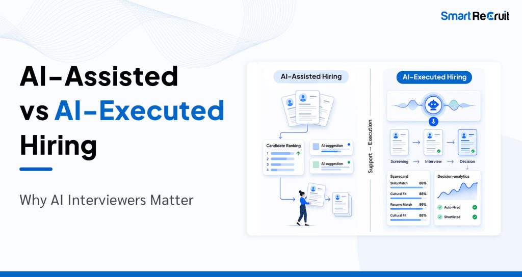 AI-Assisted vs AI-Executed Hiring Why AI Interviewers Matter