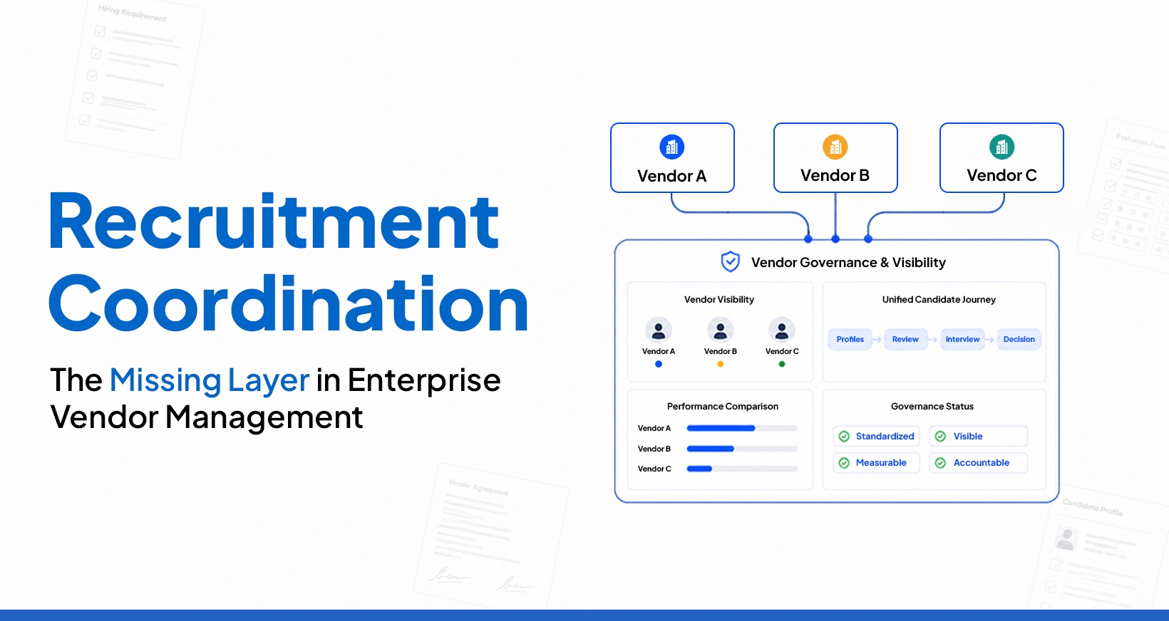 Recruitment Coordination The Missing Layer in Enterprise Vendor Management 
